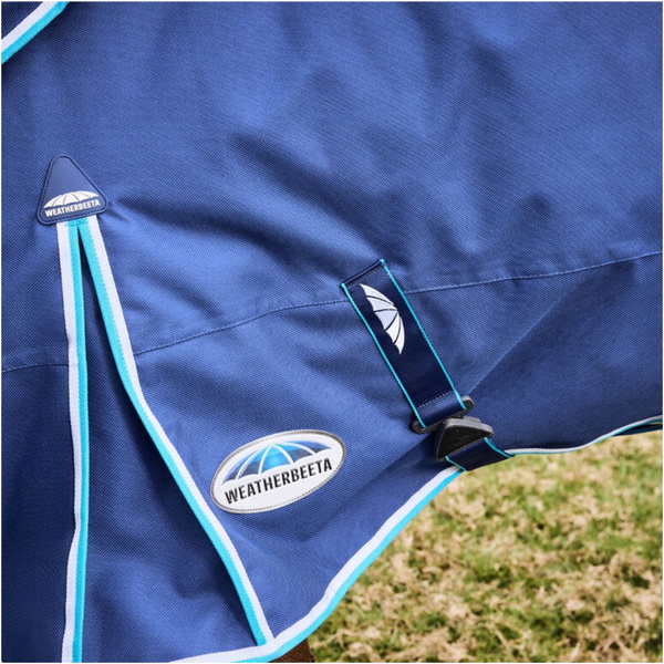 Weatherbeeta Comfitec Ultra Hardi Detach-A-Neck Medium Turnout Rug 1026464 - Blue